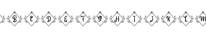 HelenyMonogram-Regular Font LOWERCASE