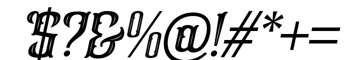 Heliavant-Italic Font OTHER CHARS