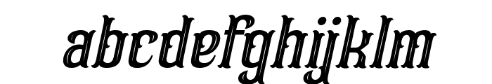 Heliavant-Italic Font LOWERCASE