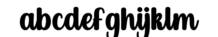 HeliganScript Font LOWERCASE