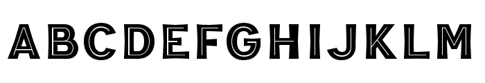 Helight-Inline Font UPPERCASE