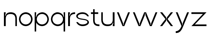 Heliora Light Font LOWERCASE