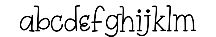 Helium Font Regular Font LOWERCASE
