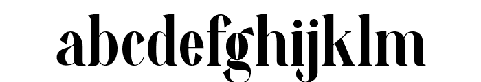 Heliva Font LOWERCASE