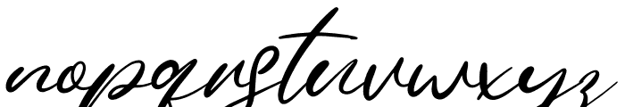 Helleglone Signature Font LOWERCASE