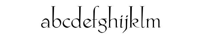Hellen-Regular Font LOWERCASE