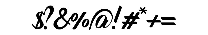 Hellena Italic Font OTHER CHARS
