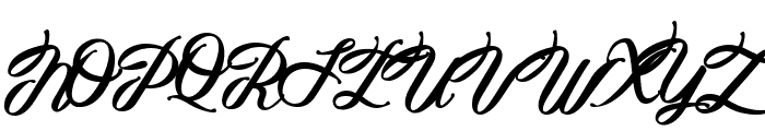 Hellena Italic Font UPPERCASE