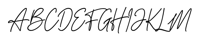 Helliya Signature Font UPPERCASE