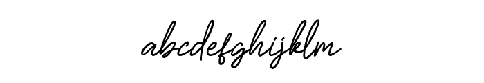 Helliya Signature Font LOWERCASE