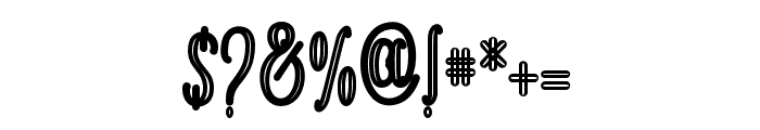 HelliyaOutline Font OTHER CHARS