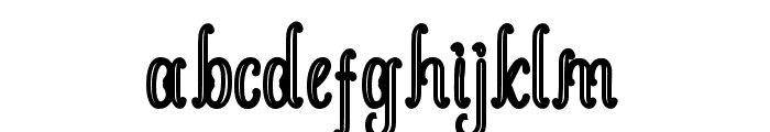 HelliyaOutline Font LOWERCASE