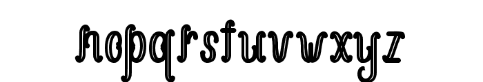 HelliyaOutline Font LOWERCASE