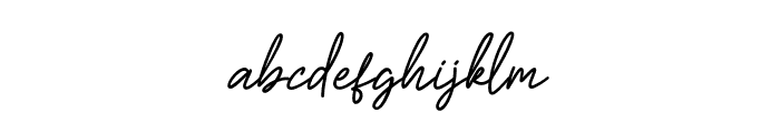 HelliyaSignature Font LOWERCASE