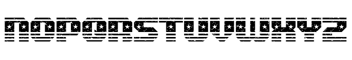 Hello America Grunge Font UPPERCASE