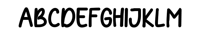 Hello Angel Serif Font LOWERCASE