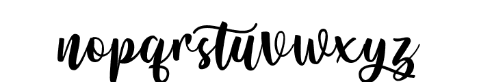 Hello Anissta Script Font LOWERCASE