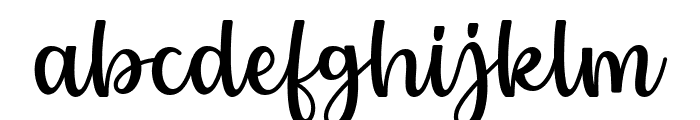 Hello Aprilio Font LOWERCASE