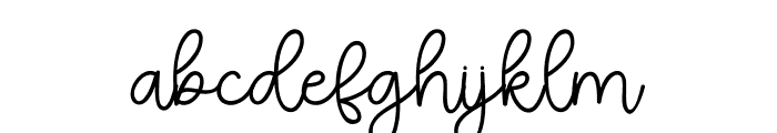 Hello Belove Font LOWERCASE