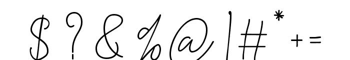 Hello Bithosa Regular Font OTHER CHARS