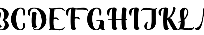 Hello Bougenville Font UPPERCASE