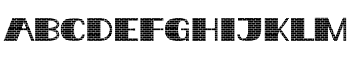 Hello Brick Font LOWERCASE