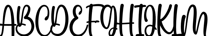 Hello Brittany Font UPPERCASE