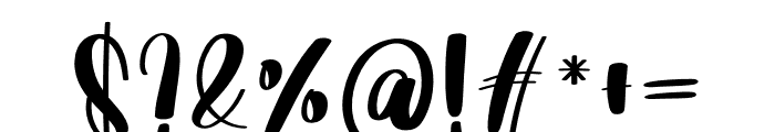 Hello Calligraphys Font OTHER CHARS