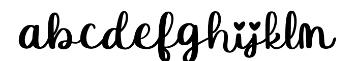 Hello Christmas Script Font LOWERCASE