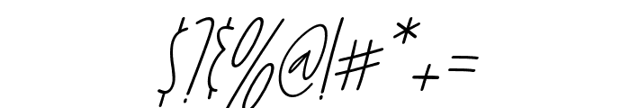 Hello Fanny Italic Font OTHER CHARS