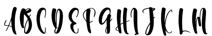 Hello Glitter Font UPPERCASE