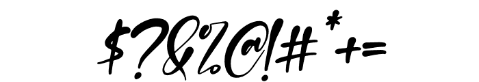 Hello Glow Italic Font OTHER CHARS