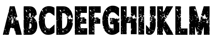 Hello Grunge Regular Font UPPERCASE