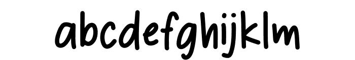 Hello Hippie Handwritten Font LOWERCASE