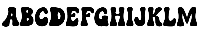 Hello Hippie Font UPPERCASE