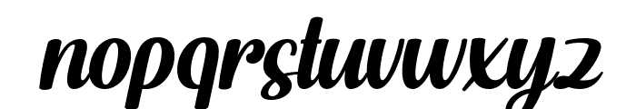 Hello Magic Italic Font LOWERCASE