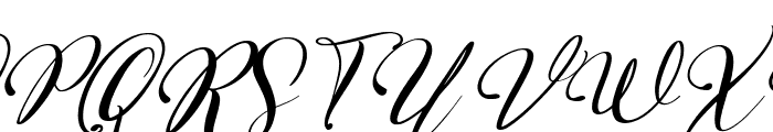 Hello Martha Italic Font UPPERCASE