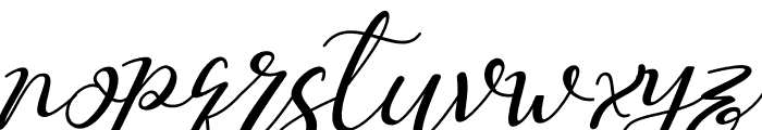 Hello Masha Italic Font LOWERCASE