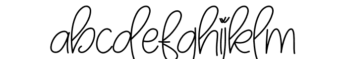 Hello Melody Font LOWERCASE