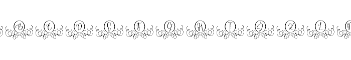 Hello Monogram Font UPPERCASE