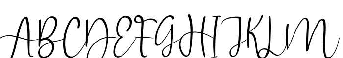 Hello Orchid Font UPPERCASE