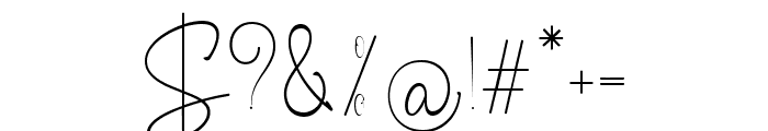 Hello Rainbow signature Font OTHER CHARS