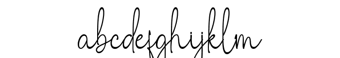 Hello Rainbow signature Font LOWERCASE