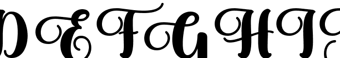 Hello Ratysa Bold Regular Font UPPERCASE