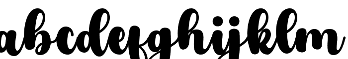 Hello Ratysa Bold Regular Font LOWERCASE