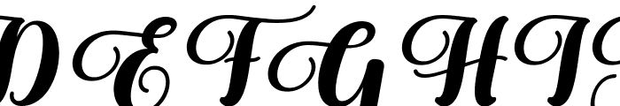 Hello Ratysa Italic Regular Font UPPERCASE