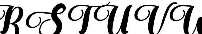 Hello Ratysa Italic Regular Font UPPERCASE