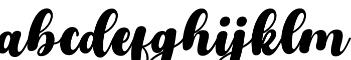 Hello Ratysa Italic Regular Font LOWERCASE