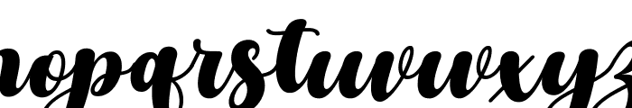 Hello Ratysa Italic Regular Font LOWERCASE