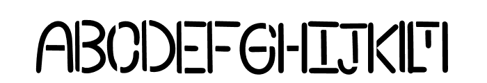 Hello Robotic Font UPPERCASE